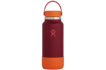 Image of Hydro Flask Limited Edition Scenic Trails Wide Mouth Water Bottle, Rhubarb/Continental Divide Trail, 32 oz, STW32BTS600CDT