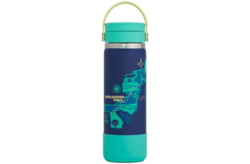 Image of Hydro Flask Limited Edition Scenic Trails Wide Mouth Water Bottle w/ Flex Sip Lid, Acai/Appalachian Trail, 20 oz, STW20BCX463AT