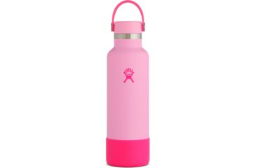 Image of Hydro Flask Limitied Edition Prism Pop Standard Mouth Bottle with Boot, Bubblegum, 21 oz, NEONS21SX628