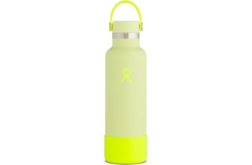Image of Hydro Flask Limitied Edition Prism Pop Standard Mouth Bottle with Boot, Lemonade, 21 oz, NEONS21SX743