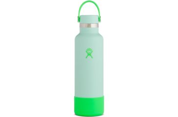 Image of Hydro Flask Limitied Edition Prism Pop Standard Mouth Bottle with Boot, Seafoam, 21 oz, NEONS21SX370