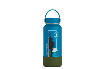 Image of Hydro Flask National Park Wide Mouth Flask with Boot, Olympic, 32 oz