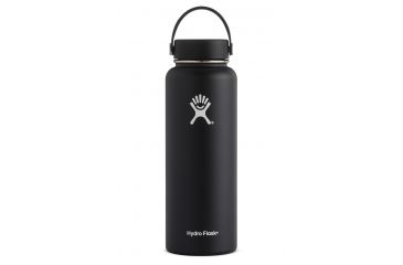 Image of Hydro Flask Wide Mouth 40 oz Bottle-Black