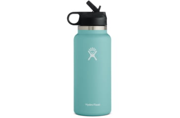 Image of Hydro Flask Wide Mouth Bottle with Straw Lid, 32 oz, W32BSW433