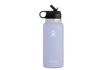 Image of Hydro Flask Wide Mouth Bottle with Straw Lid, Fog, 32 oz., W32BSW508
