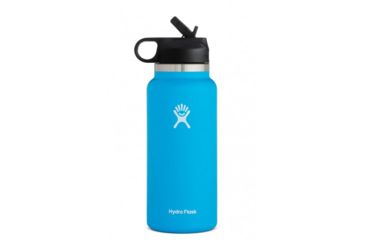 Image of Hydro Flask Wide Mouth Bottle with Straw Lid, Pacific, 32 oz., W32BSW415