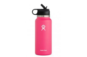 Image of Hydro Flask Wide Mouth Bottle with Straw Lid, Watermelon, 32 oz., W32BSW618