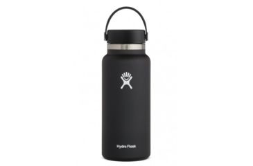 Image of Hydro Flask Wide Mouth Flask, Black, 32 oz., W32BTS001