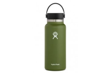 Image of Hydro Flask Wide Mouth Flask, Olive, 32 oz., W32BTS306