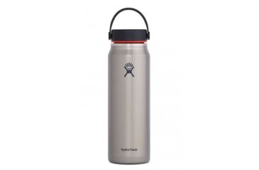 Image of Hydro Flask Trail Light Weight Series 32 oz. Wide Mouth Bottle Lightweight With Flex Cap, Slate, LW32LW081