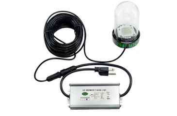 Image of Hydro Glow SF100G 100W/120VVAC Underwater Anchored To Bottom Dock Light, Green, SF100G