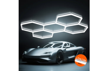 Image of Hykoont Hykoont 47840LM LED Hexagon Garage Lights 5-Grid,11-Grid, LBX005