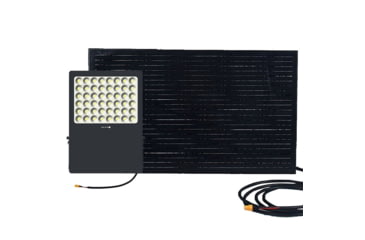 Image of Hykoont OK40A Premium 40W 192WH Solar Flood Light with High-Output Brightness,Multi-angle Installation, OK0405