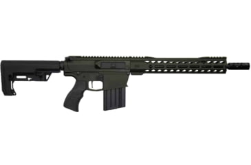 Image of Hyperion Munitions G.O.A.T Series Enforcer Rifle, .308 Winchester, 16in TCS Barrel, 4150V Chrome Moly Vanadium Steel, Polymer Grip, 1-10 Twist, MFT Extreme, TCS, MagPul ODG Cerakote, T-90003-ODG
