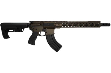 Image of Hyperion Munitions G.O.A.T Series Growler Rifle, 7.62x39mm, 16in TCS Barrel, 4150V Chrome Moly Vanadium Steel, Polymer Grip, 1-10 Twist, MFT Extreme, TCS, Midnight Bronze Cerakote, T-90073-MB