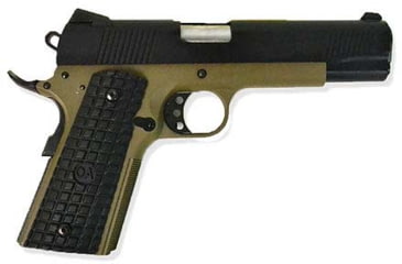Image of Hyperion Munitions Gen I Pistol, 9mm Luger, 5in Traditional Barrel, Black Oxide/FDE Cerakote, One Size, OAF-0500-CB9M