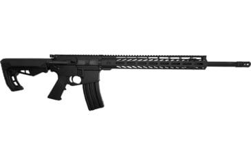 Image of Hyperion Munitions Warhawk Series Rifle, 5.56x45mm NATO, 20in N Straight Fluted Barrel, 4150V Chrome Moly Vanadium Steel, Polymer Grip, 1-8 Twist, Minos, A2 Flash Hider, Black, One Size, T-40009-BLK