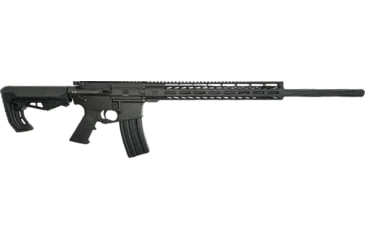 Image of Hyperion Munitions Wyldecat Series Rifle, .223 Wylde, 24in Nitride Twisted Flute Ball Barrel, 4150V Chrome Moly Vanadium Steel, Polymer Grip, 1-8 Twist, Minos, 11deg Target Crown, Black, T-60006-BLK