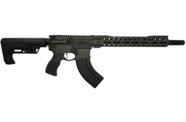 Image of Hyperion Munitions G.O.A.T Series Growler Rifle, 7.62x39mm, 16in TCS Barrel, 4150V Chrome Moly Vanadium Steel, Polymer Grip, 1-10 Twist, MFT Extreme, Integrated TCS, MagPul ODG Cerakote, T-90074-ODG