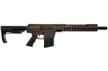 Image of Hyperion Munitions Thunder Series Rifle, .308 Winchester, 16in TCS Barrel, 4150V Chrome Moly Vanadium Steel, Polymer Grip, 1-10 Twist, MFT Extreme, TCS, Midnight Bronze Cerakote, T-80017-MB