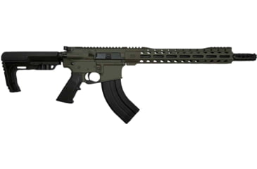 Image of Hyperion Munitions Warrior Series Rifle, 7.62x39mm, 16in TCS Barrel, 4150V Chrome Moly Vanadium Steel, Polymer Grip, 1-10 Twist, MFT Extreme, Integrated TCS, MagPul ODG Cerakote, T-80013-ODG