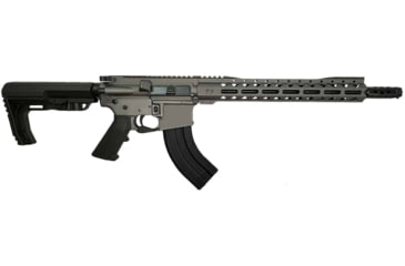 Image of Hyperion Munitions Warrior Series Rifle, 7.62x39mm, 16in TCS Barrel, 4150V Chrome Moly Vanadium Steel, Polymer Grip, 1-10 Twist, MFT Extreme, Integrated TCS, Tungsten Gray Cerakote, T-80011-TG