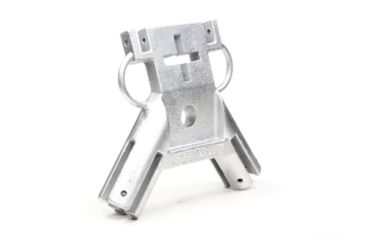Image of Hyskore Range Hound Steel Frame End Bracket For Hanging Steel Targets, Silver, 30303
