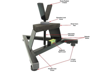 Image of Hyskore 3 Point Rifle/Pistol Shooting Rest