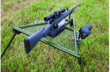 Image of Hyskore Portable Shooting Bench, Black/OD Green 30280