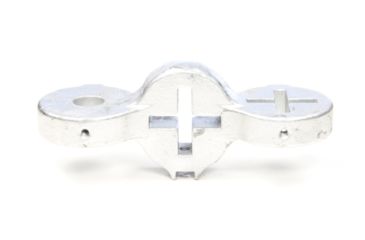 Image of Hyskore Range Hound T Posts Bracket For Hanging Steel Target, Silver, 30306