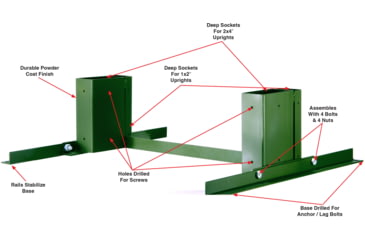 Image of Hyskore Target Hound Target Stand, Od Green, 30291