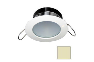 Image of I2Systems Inc Apeiron A1110Z 4.5W LED Spring Round Mount Light, Warm White/White Finish, A1110Z-31CAB