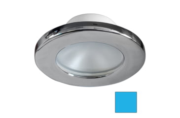 Image of I2Systems Inc Apeiron A3100Z Screw Mount LED Light, Blue/ Polished Chrome Finish, A3100Z-11E