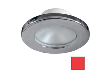 Image of I2Systems Inc Apeiron A3100Z Screw Mount LED Light, Red/ Brushed Nickel Finish, A3100Z-41H