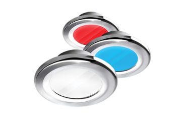 Image of I2Systems Inc Apeiron A3120 Screw Mount LED Light, Red/Cool White/ Blue/ Chrome Finish, A3120Z-11HAE