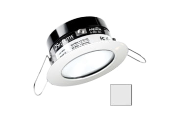 Image of I2Systems Inc Apeiron Pro A503 3W LED Spring Mount Light, Round, Cool White/White Finish, A503-31AAG