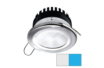 Image of I2Systems Inc Apeiron PRO A506 6W LED Spring Mount Light, Round, Cool White /Blue/Brushed Nickel Finish, A506-41AAG-E