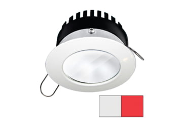 Image of I2Systems Inc Apeiron PRO A506 6W LED Spring Mount Light, Round, Cool White /Red /White Finish, A506-31AAG-H