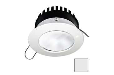 Image of I2Systems Inc Apeiron PRO A506 6W LED Spring Mount Light, Round, Cool White/White Finish, A506-31AAG