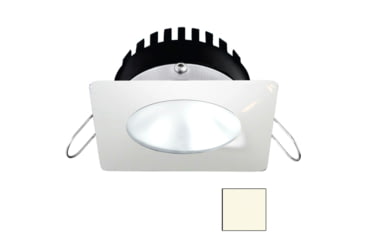 Image of I2Systems Inc Apeiron PRO A506 6W LED Spring Mount Light, Square/Round, Neutral White/White Finish, A506-32BBD