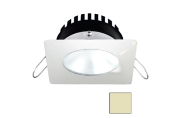 Image of I2Systems Inc Apeiron PRO A506 6W LED Spring Mount Light, Square/Round, Warm White/White Finish, A506-32CBBR