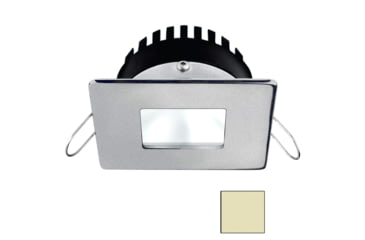 Image of I2Systems Inc Apeiron PRO A506 6W LED Spring Mount Light, Square/Square, Warm White/Brushed Nickel Finish, A506-44CBBR