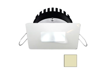 Image of I2Systems Inc Apeiron PRO A506 6W LED Spring Mount Light, Square/Square, Warm White White/White Finish, A506-34CBBR