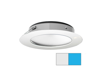 Image of I2Systems Inc Apeiron Pro XL A526 6W LED Spring Mount Light, Cool White/Blue/White Finish, A526-31AAG-E