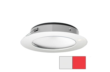 Image of I2Systems Inc Apeiron Pro XL A526 6W LED Spring Mount Light, Cool White/Red/White Finish, A526-31AAG-H