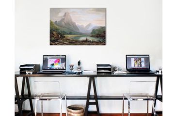 Image of iCanvas A Welsh Valley, 1819 By John Varley Canvas Print, Multi, 26x40x0.75 BMN1388-1PC3-40x26