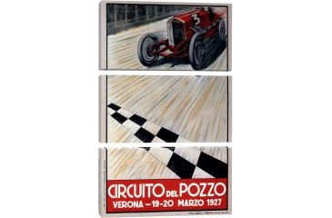 Image of iCanvas Circuit del Pozzo Italy by Vintage Apple Collection Canvas Print, 60 x 40 VAC802-3PC3-60x40