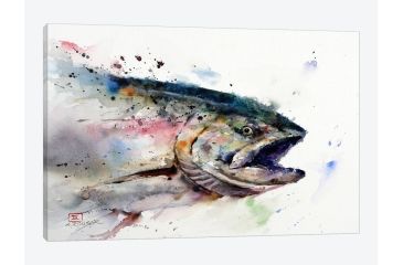 Image of iCanvas Fish II by Dean Crouser Canvas Print, Multi, 18x26x0.75 DCR70-1PC3-26x18