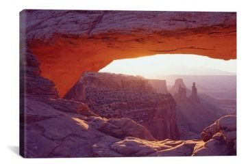 Image of iCanvas Dawn I, Mesa Arch, Canyonlands National Park, Utah, USA by Gareth McCormack Canvas Print, Multi, 12 x 18 GAR25-1PC3-18x12