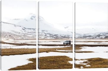 Image of iCanvas Defender Meets Iceland by Christopher Kerksieck Canvas Print, Multi, 40 x 60 CKE45-3PC3-60x40